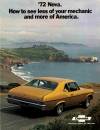1972 Chevrolet Nova Brochure